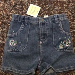 Girls jean shorts new size 4t